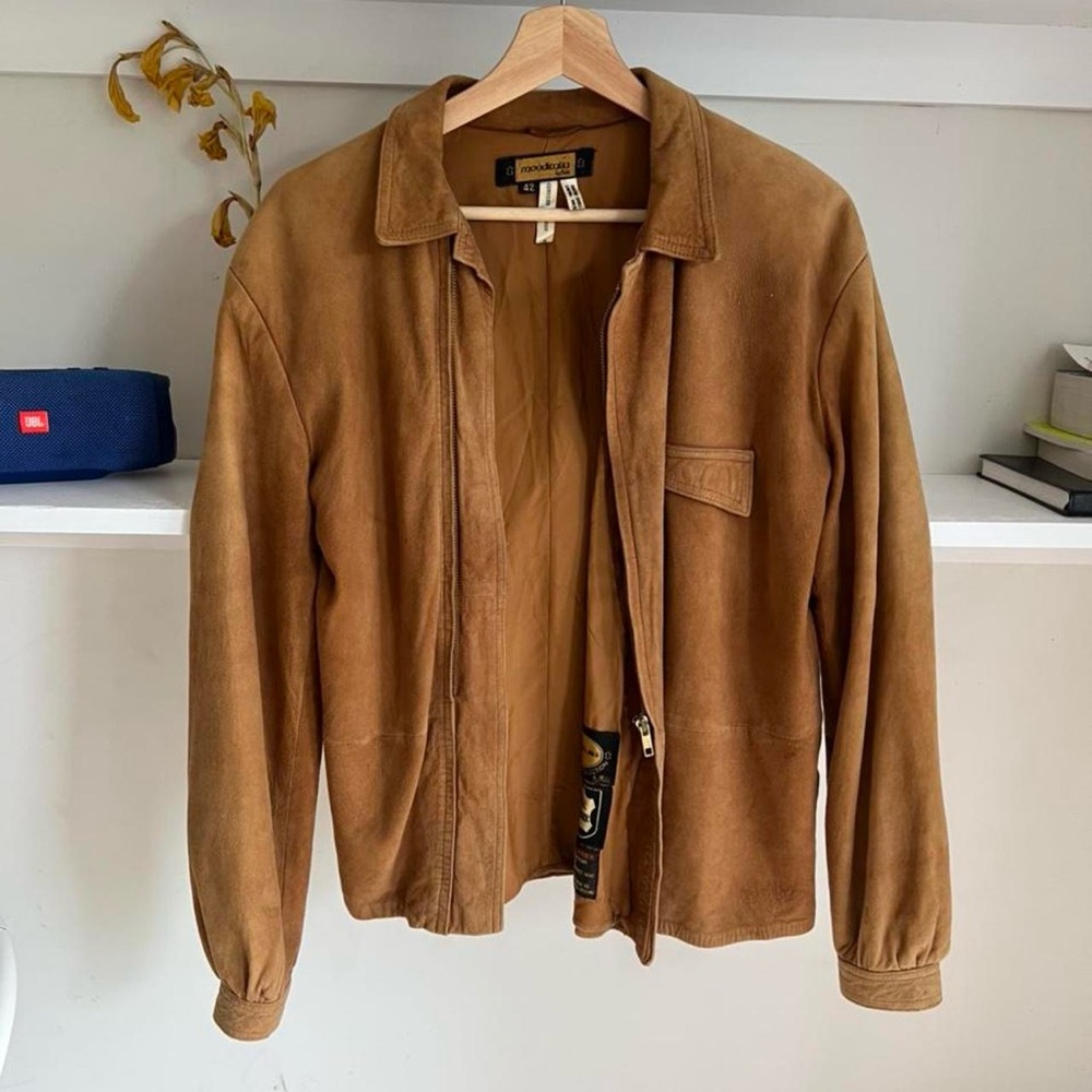 Eddie Bauer Brown Suede Jacket - Picture 2 of 4